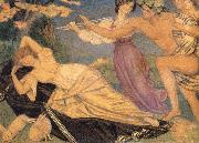 Joseph E.Southall Study for Bacchus and Ariadne,circa 1912 oil on canvas